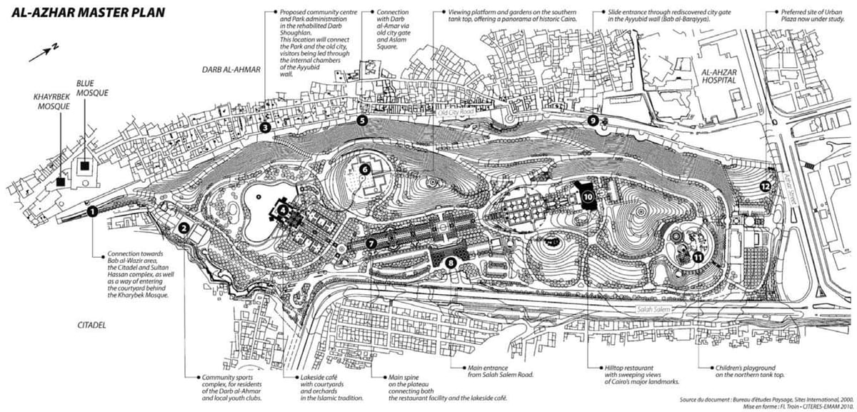 地図のアズハル公園