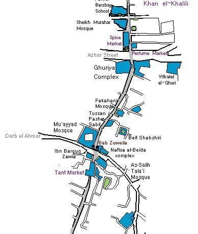 カーンエルカリリールバザール地図
