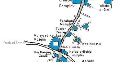カーンエルカリリールバザール地図