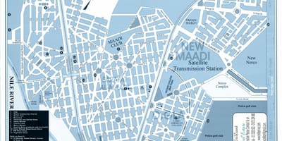 地図maadiカイロ