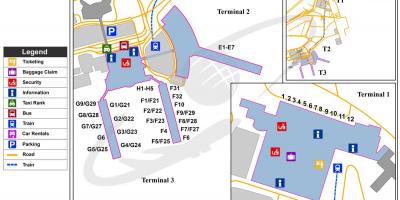 カイロ国際空港地図
